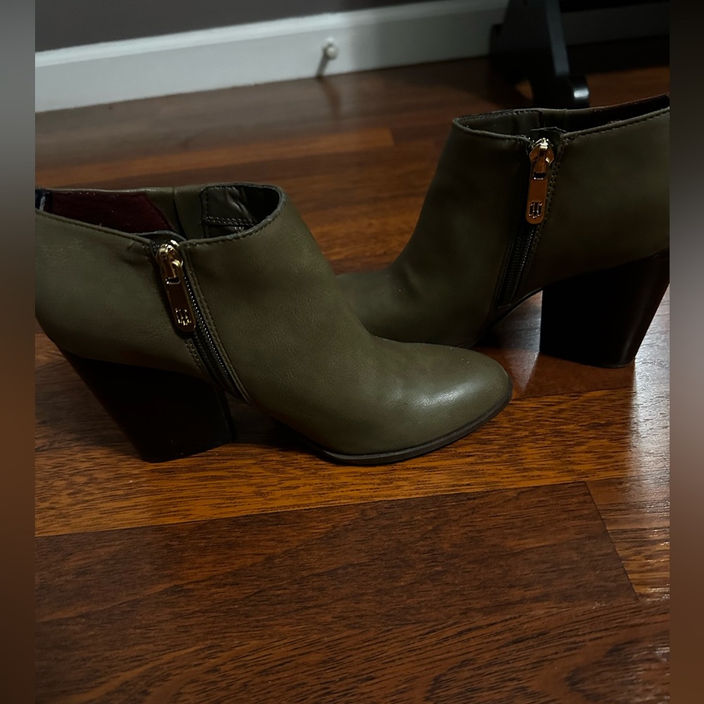 Women’s Tommy Hilfiger Brown Leather Ankle Boot